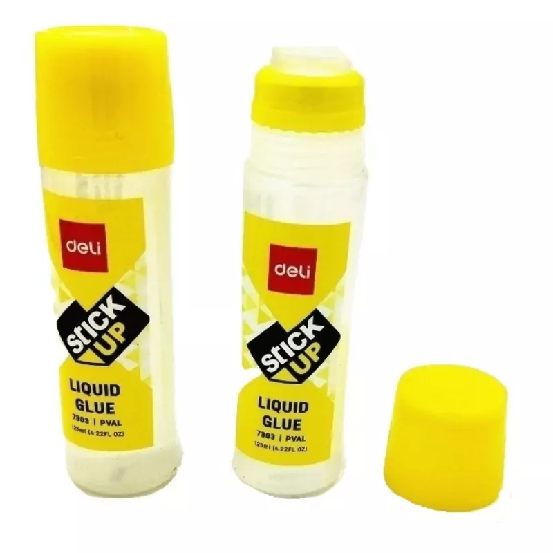 Deli Liquid Glue with Sponge Dispenser 125ml E7303S