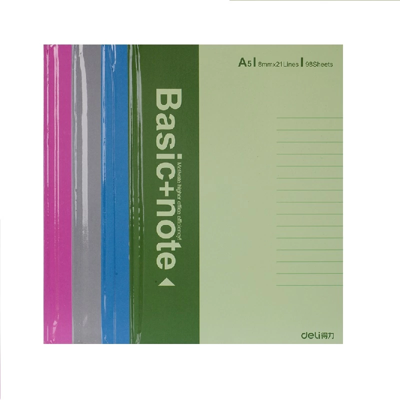 Deli A5 Hard Cover Notebook 96 Sheets 3284