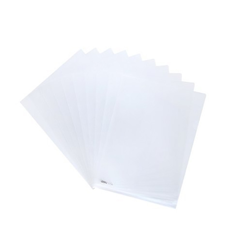 Academy File Folder Plastic A4 Thick L Shaped Pack of 3 P05495