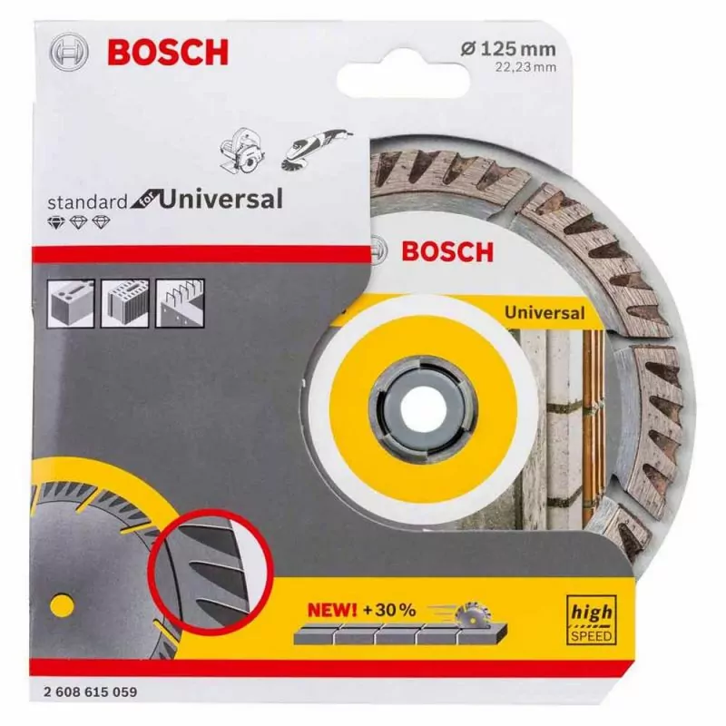 Bosch Diamond Cutting Disc Professional For Universal 125 x 22.23 x 1.6mm 2608615059