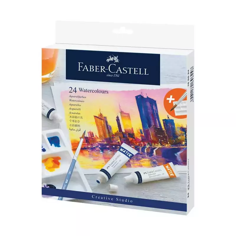 Faber Castell Water Colors 9ml Pack of 24 169624