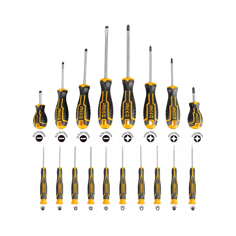 Ingco Screwdriver And Precision Screwdriver Set 18pcs HKSD1828