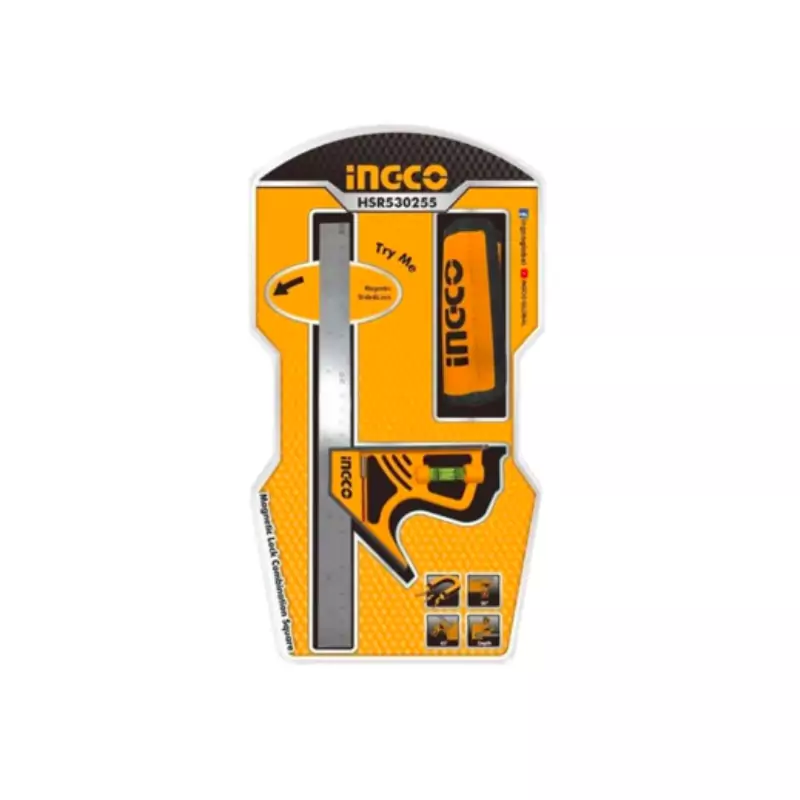 Ingco Magnetic Lock Combination Square HSR530255