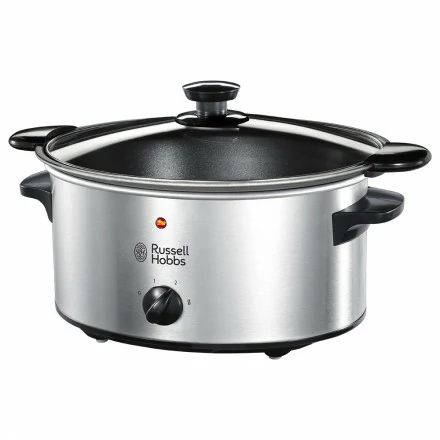 Kenwood Slow Cooker 6.5L Slow Rice Cooker with 3 Heat Settings (Low, High & Warm), Preserves Flavour, Herbs & Spices are Absorbed Well, Meat Becomes Extremely Tender SCM70.000SS