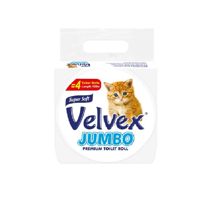 Velvex Premium Tissue Jumbo Big Core 200m Pack of 12