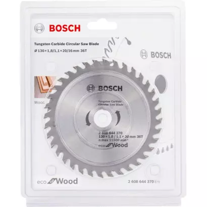 Bosch Eco Line Circular Saw Blade Wood 184mm 60 teeth 2608644400