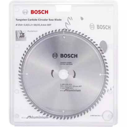 Bosch Eco Line Circular Saw Blade Aluminum 254mm 80 Teeth 2608644413