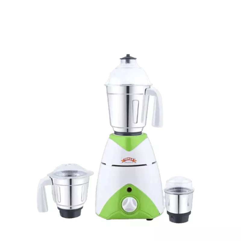 Topaz Mixer Grinder 1.5L 750w With 3 Stainless Steel Jar Powerful Motor Eco Friendly Food Grade Tulip-0471