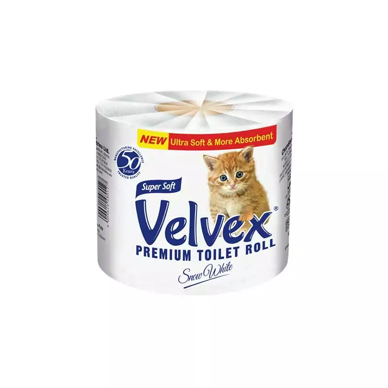 Velvex Premium Toilet Tissue Rolls Pack of 50